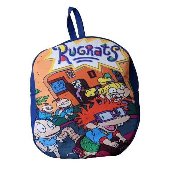 Nickelodeon Rugrats Intro Theme Small Backpack Blue 13in - Picture 1 of 7